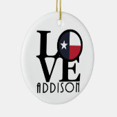 LOVE Addison Keramisch Ornament (Rechts)