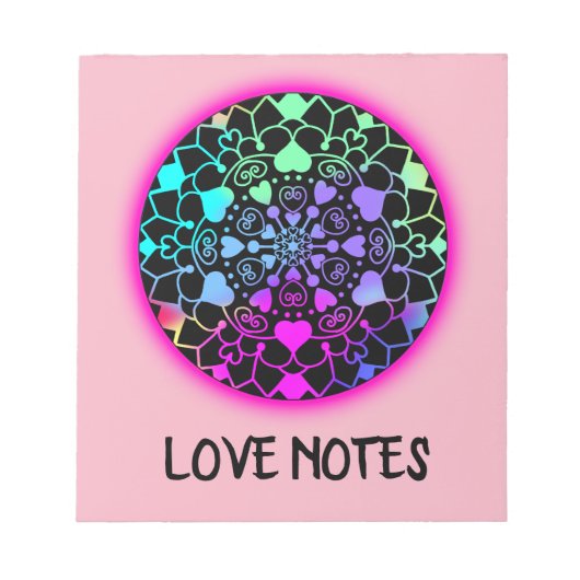 Love Affection Mantra Daily Thoughts Motivation Notitieblok (Voorkant)