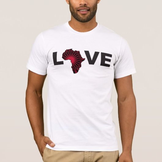 LOVE AFRIKA T-SHIRT (Voorkant)
