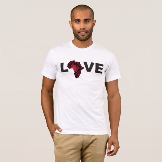 LOVE AFRIKA T-SHIRT (Voorkant volledig)