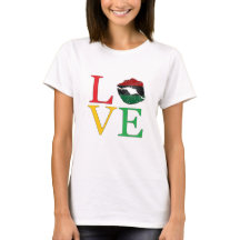 LOVE Afrocentric Lips T-shirt
