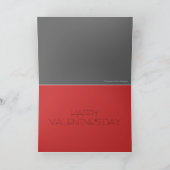 Love Against a Red Sky Valentijn Kaart (Binnen)