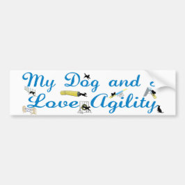 Love Agility Bumpersticker