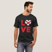 Love Alabama State Flag T-shirt (Voorkant volledig)