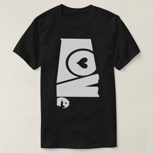Love Alabama T-shirt (Design voorkant)