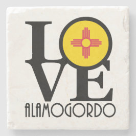 LOVE Alamogordo Stenen Onderzetter