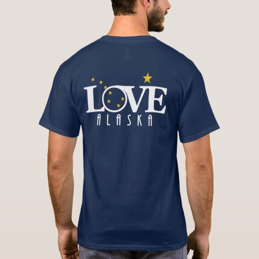 LOVE Alaska (achterafdruk) T-shirt (Achterkant)