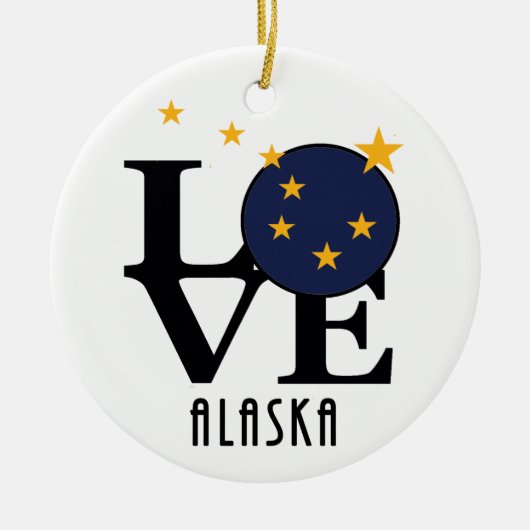 LOVE Alaska Ornament (Voorkant)
