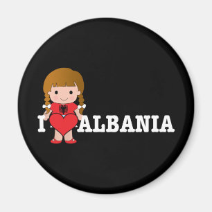 Love Albanië Magneet