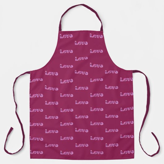 Love All-Over Print Schort (Voorkant)