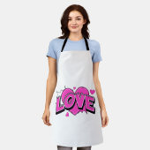LOVE All-Over Print Schort (Gedragen)