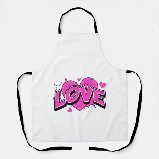 LOVE All-Over Print Schort (Voorkant)
