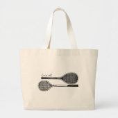 "Love All" Tennis Canvas tas (Voorkant)