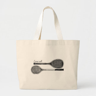 "Love All" Tennis Canvas tas
