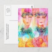 Love & Aloha Postcard Briefkaart (Voorkant / Achterkant)