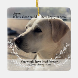 Love Alone Could Have Saved You Pet Loss Keramisch Ornament