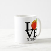 LOVE Alpharetta Georgia 11oz Koffiemok (Voorkant rechts)