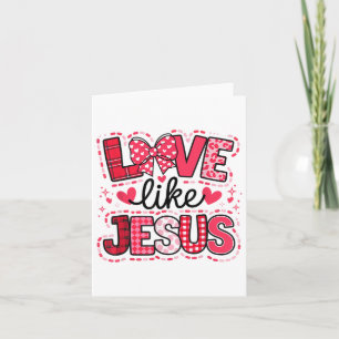 Love Als Jezus Coquette Strik Valentijn _1 Kaart