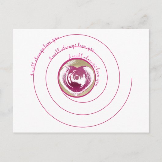 Love Altijd Briefkaart (Voorkant)