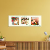 Love Altijd custom triptych photoart ecru canvas Afdruk (Insitu (Woonkamer))