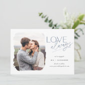 Love Altijd | Foto-Verloving Aankondiging (Staand voorkant)