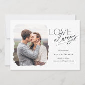 Love Altijd | Foto-Verloving Aankondiging (Voorkant)