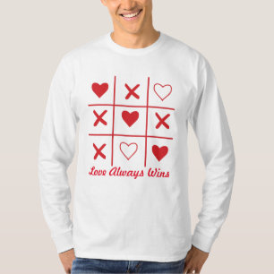 Love Altijd Wins Valentin's day T-shirt