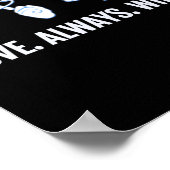 Love Altijd Wint ASL Deaf Awareness Sign Language Poster (Hoek)