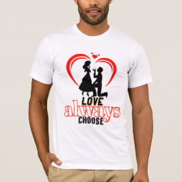 💖 Love Always Kies Heren Bella+Canvas korte mouwe T-shirt