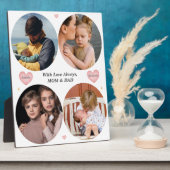 Love Always – Moeder & Vader 4-foto familieplaquet Fotoplaat (Zijkant)