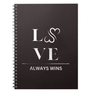 LOVE ALWAYS WINS NOTITIEBOEK