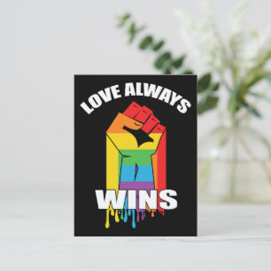 Love Always wint Gay LGBT Briefkaart