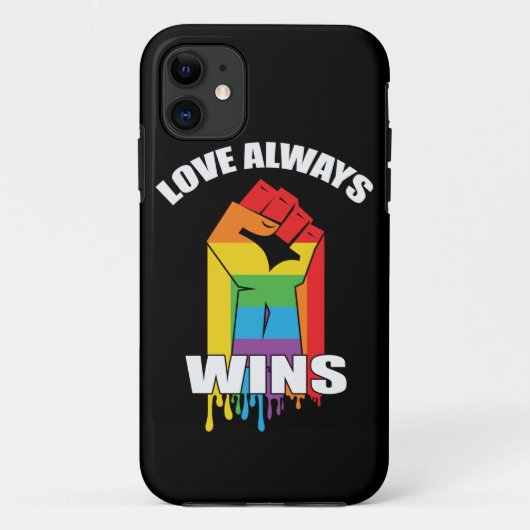 Love Always wint Gay LGBT Case-Mate iPhone Case (Achterkant)