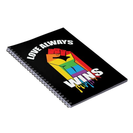 Love Always wint Gay LGBT Notitieboek (Rechterzijde)