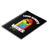 Love Always wint Gay LGBT Notitieboek (Linkerzijde)