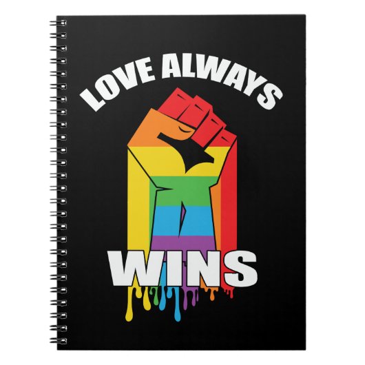 Love Always wint Gay LGBT Notitieboek (Voorkant)