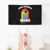 Love Always wint Gay LGBT Spandoek (Insitu)