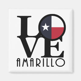 LOVE Amarillo Texas Magneet