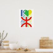 Love amazigh poster (Keuken)