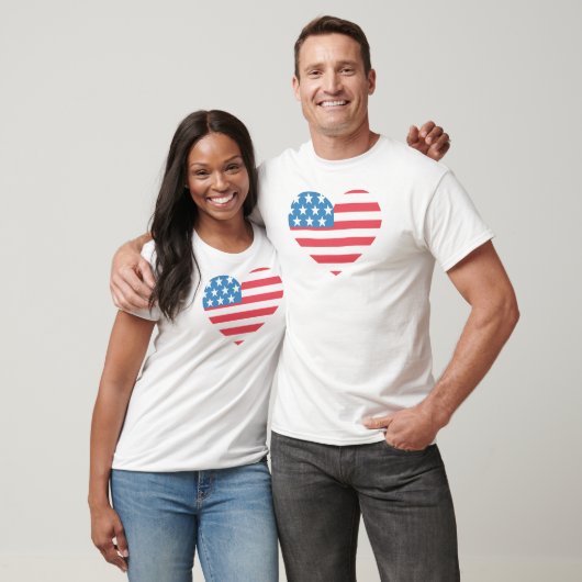 Love America Independence Day 4e juli T-shirt (Unisex)