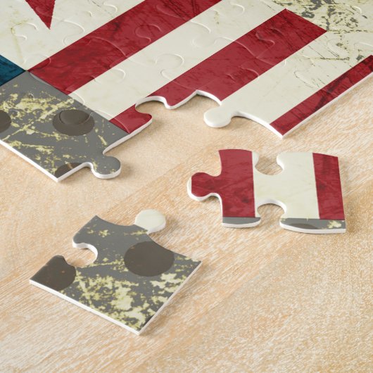 Love America Patriotic Legpuzzel (Zijkant)