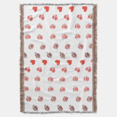 Love American Football - Gridiron Fans Heart Deken (Voorkant Verticaal)