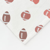 Love American Football - Gridiron Fans Heart Fleece Deken (Hoek)
