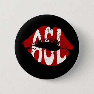 Love American Sign Langauge Ronde Button 5,7 Cm