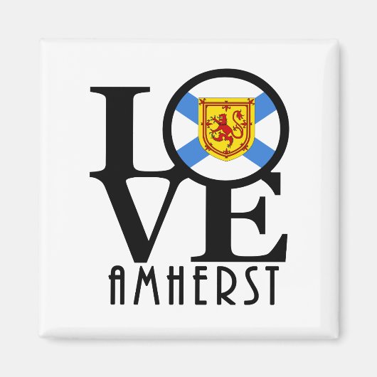 LOVE Amherst Magneet (Voorkant)