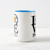 LOVE Amherst NS 15oz Tweekleurige Koffiemok (Center)