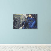 Love Among the Ruins (door Edward Burne-Jones) Canvas Afdruk (Insitu (Houten vloer))