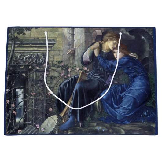 Love Among the Ruins (door Edward Burne-Jones) Groot Cadeauzakje (Voorkant)