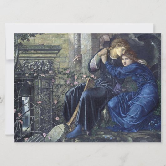 Love Among the Ruins (door Edward Burne-Jones) Kaart (Voorkant)