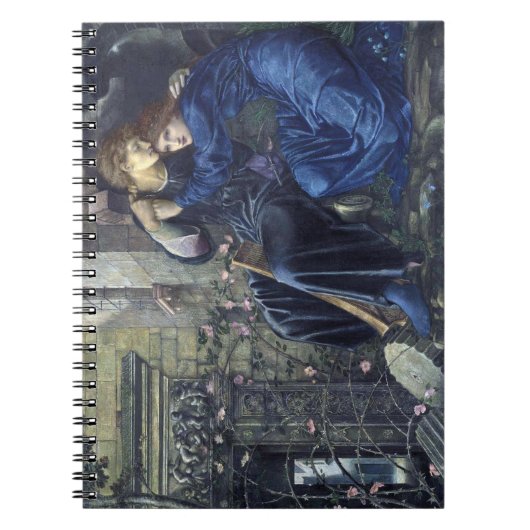 Love Among the Ruins (door Edward Burne-Jones) Notitieboek (Voorkant)